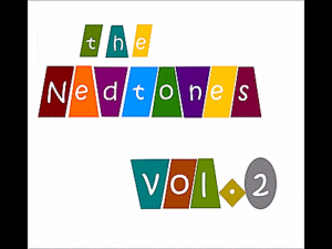 images and text design on the music CD the Nedtones Vol. 2
