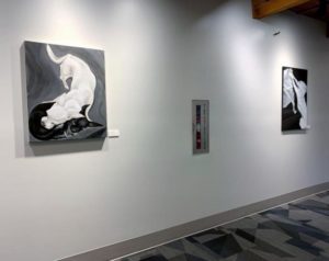 2 chihuahua paintings by ELPetrulis on view at Rose-Hulman